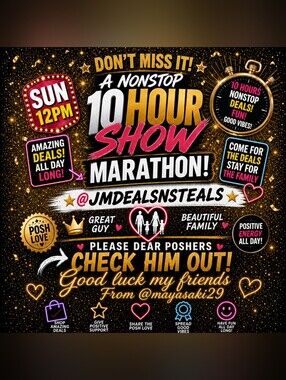 Suppporting SUNDAYS HOST 12PM TO 10AM